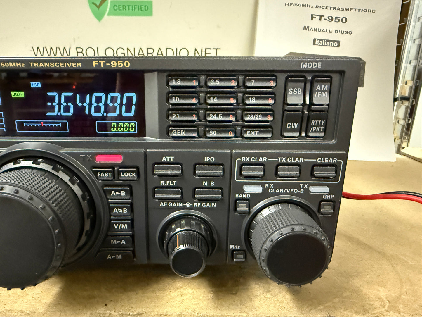 Yaesu FT 950 pari al nuovo 100 watt banda espansa garanzia 12 mesi