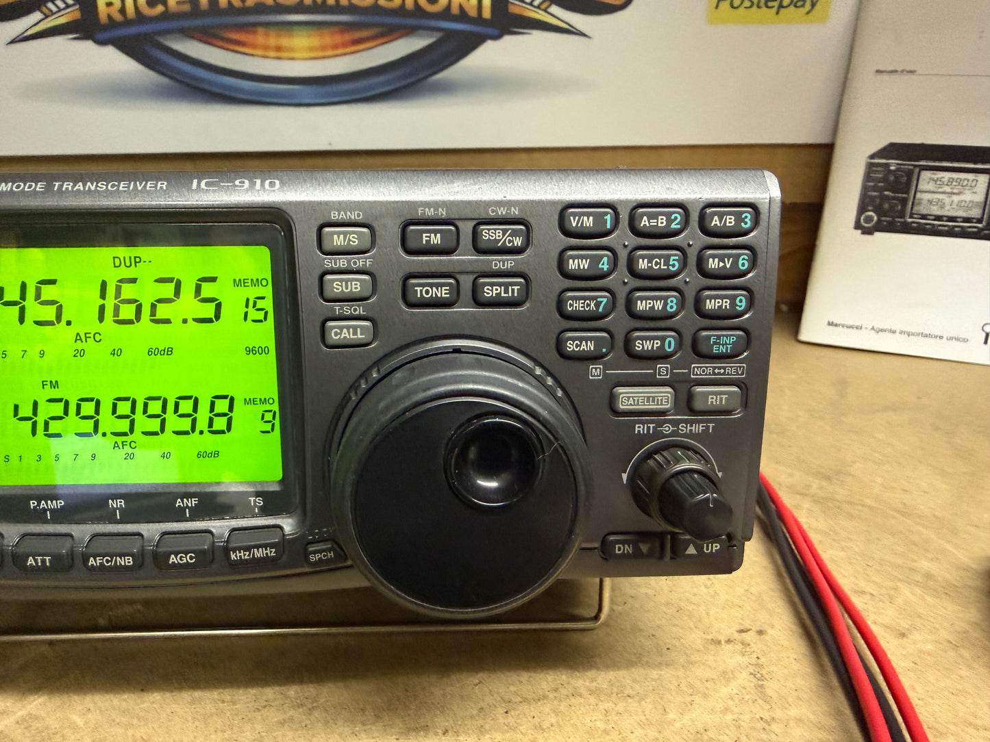 Icom ic 910H + DSP imballo originale Garanzia 6 mesi
