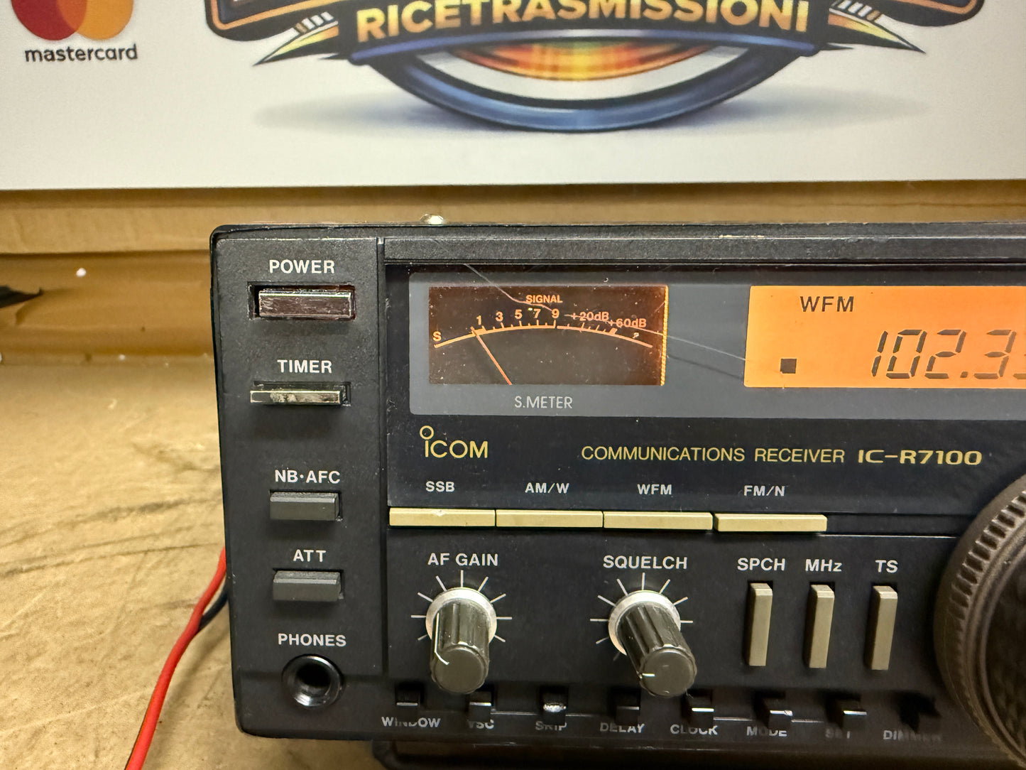Icom IC-R 7100 12volt perfettamente funzionante Garanzia 12 Mesi