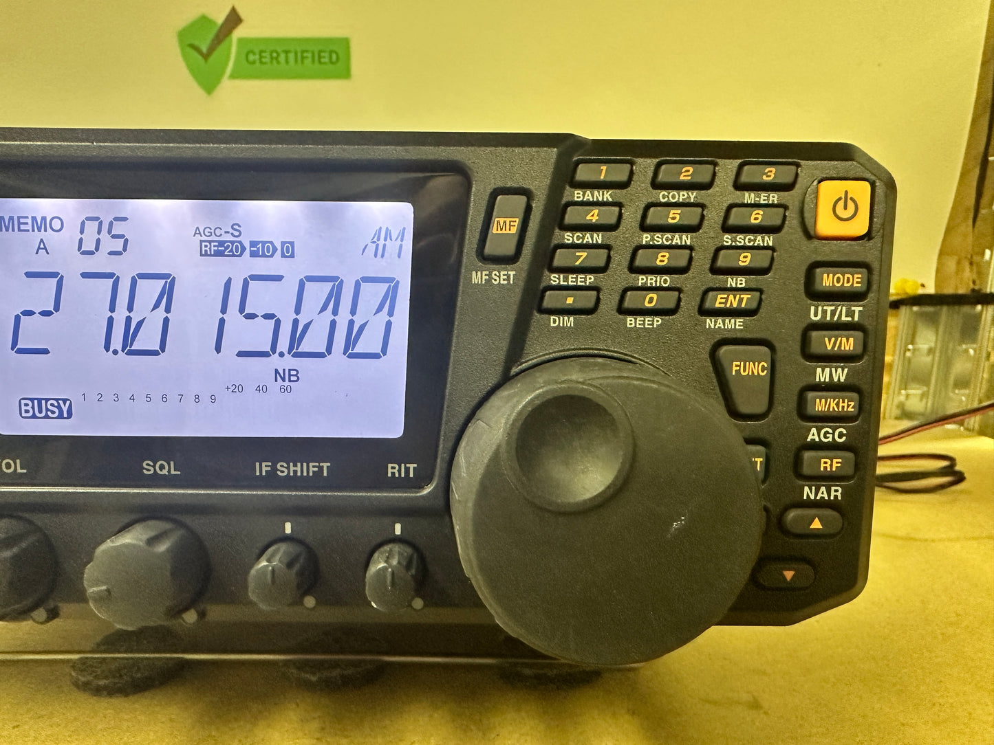 Ricevitore Alinco DX-R8E + software SDR
