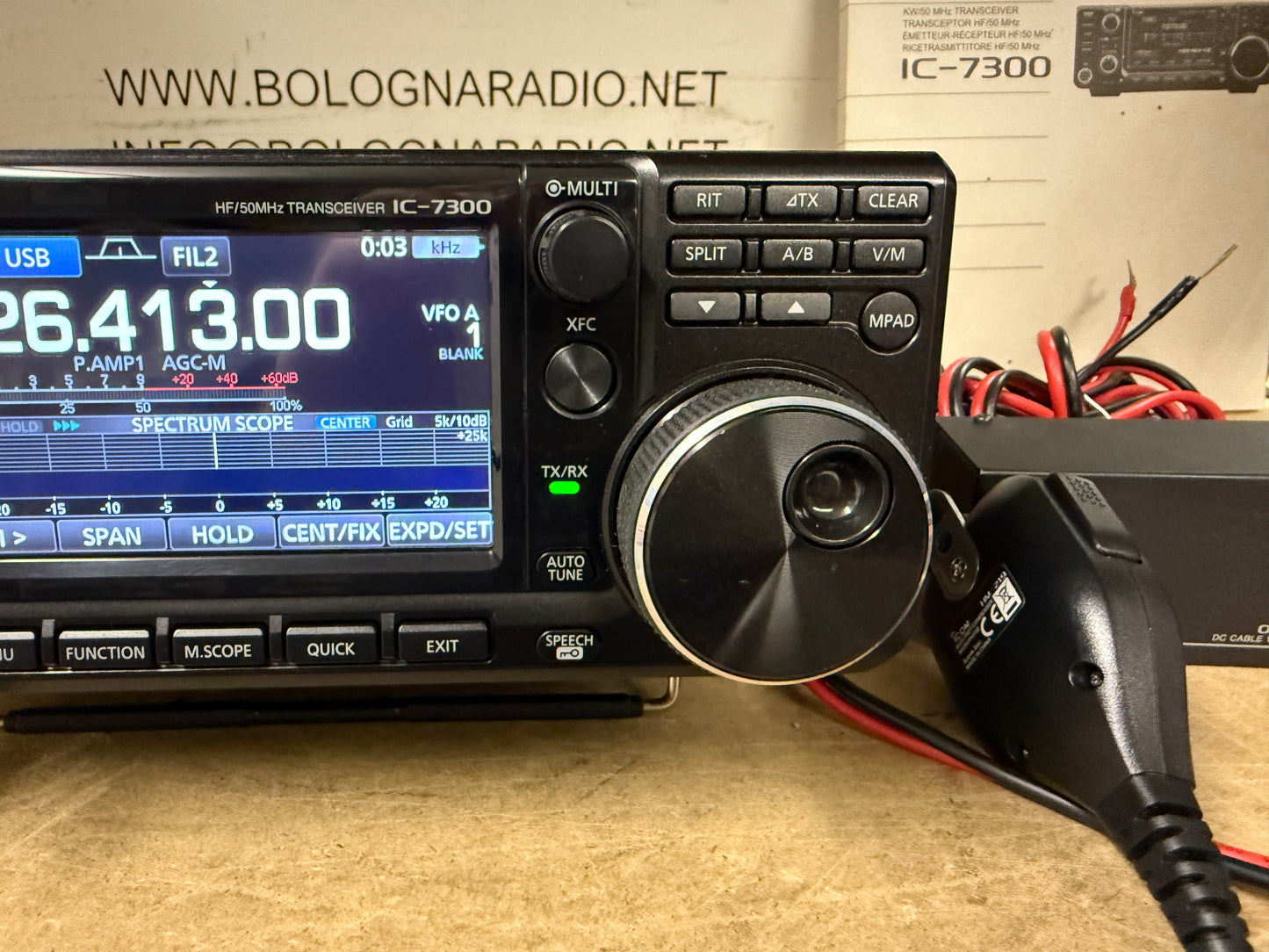 Icom ic 7300 pari al nuovo Garanzia 12 Mesi