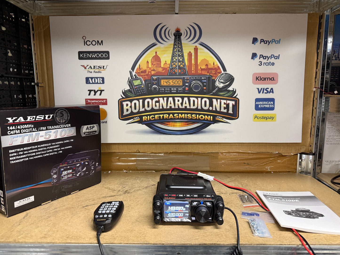 Yaesu FTM 510 D asp pari al nuovo Garanzia ufficiale fino al 07/2030