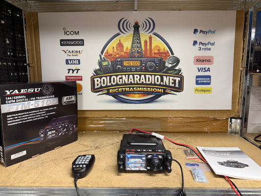 Yaesu FTM 510 D asp pari al nuovo Garanzia ufficiale fino al 07/2030