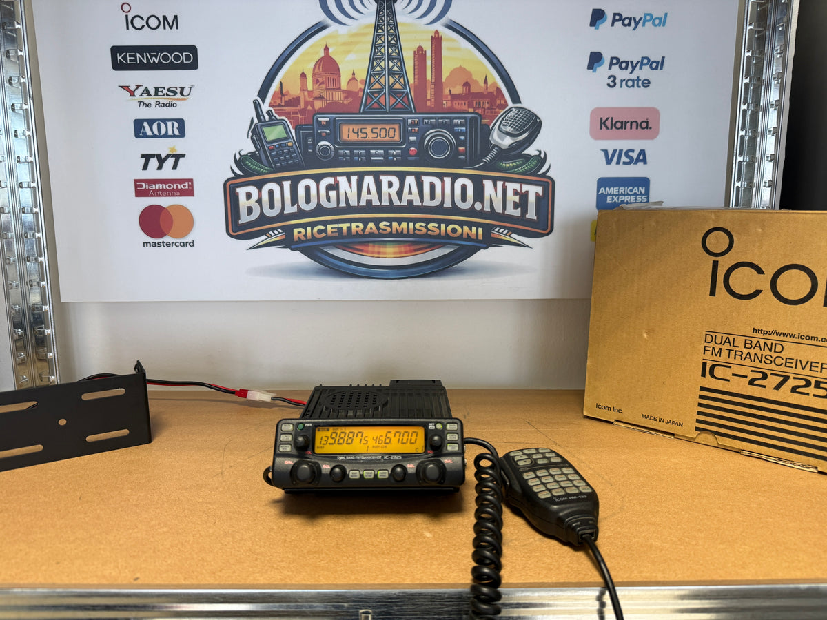Icom ic 2725 perfetto full set Garanzia 12 Mesi