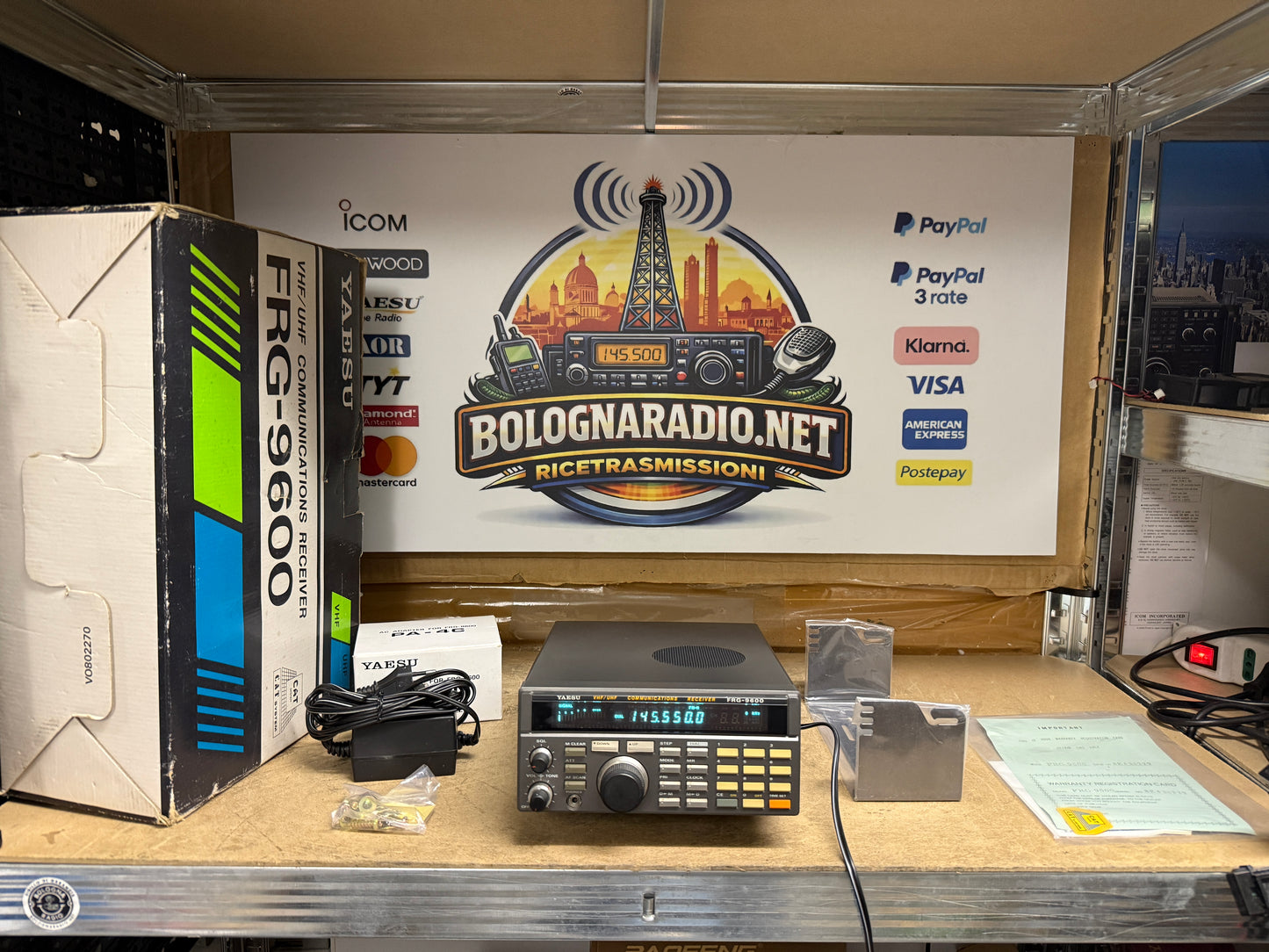 Yaesu FRG 9600 perfetto full set Garanzia 12 Mesi