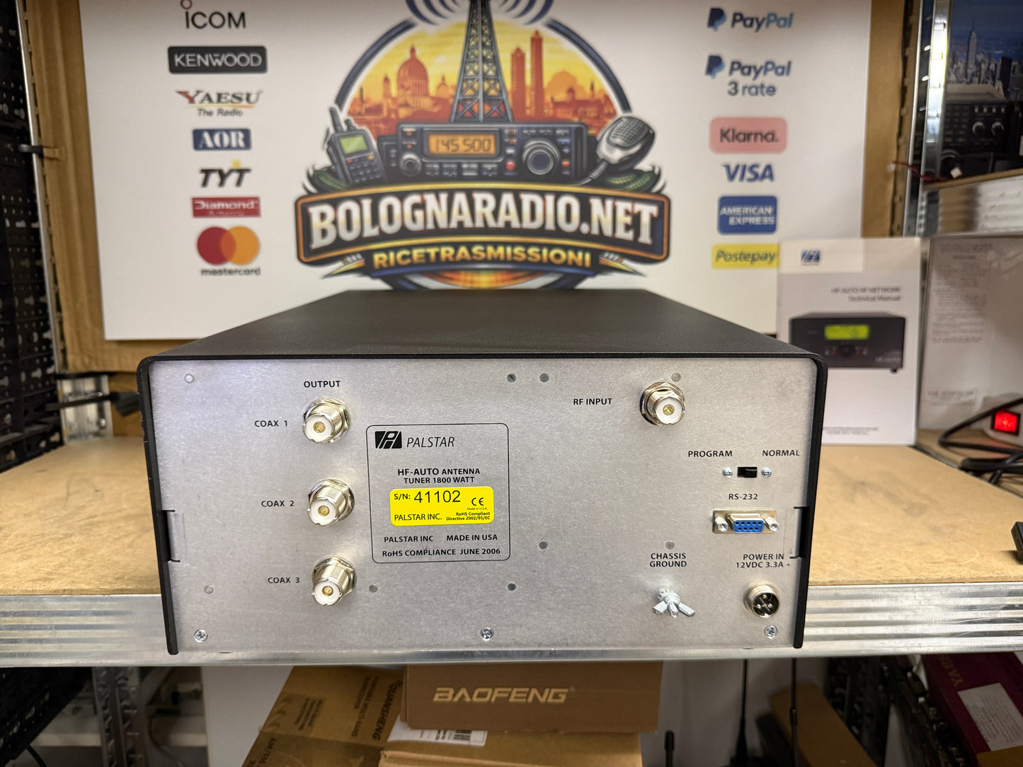 Palstar HF AUTO Nuovo accordatore automatico 2 kw
