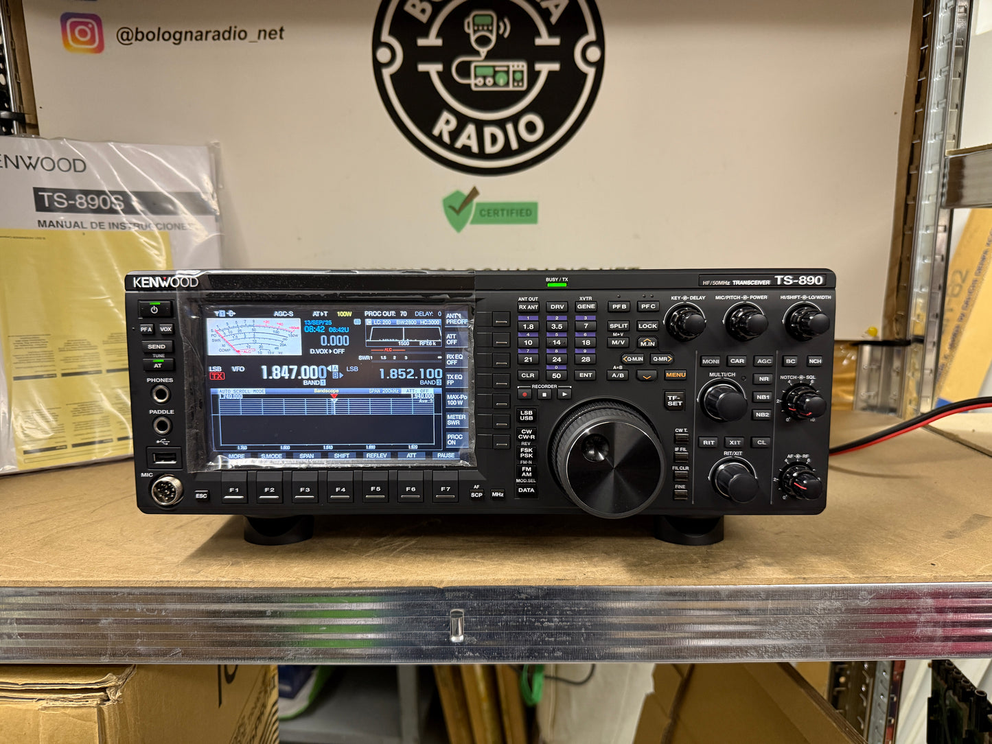 Kenwood TS 890 pari al nuovo garanzia ufficiale 3 anni