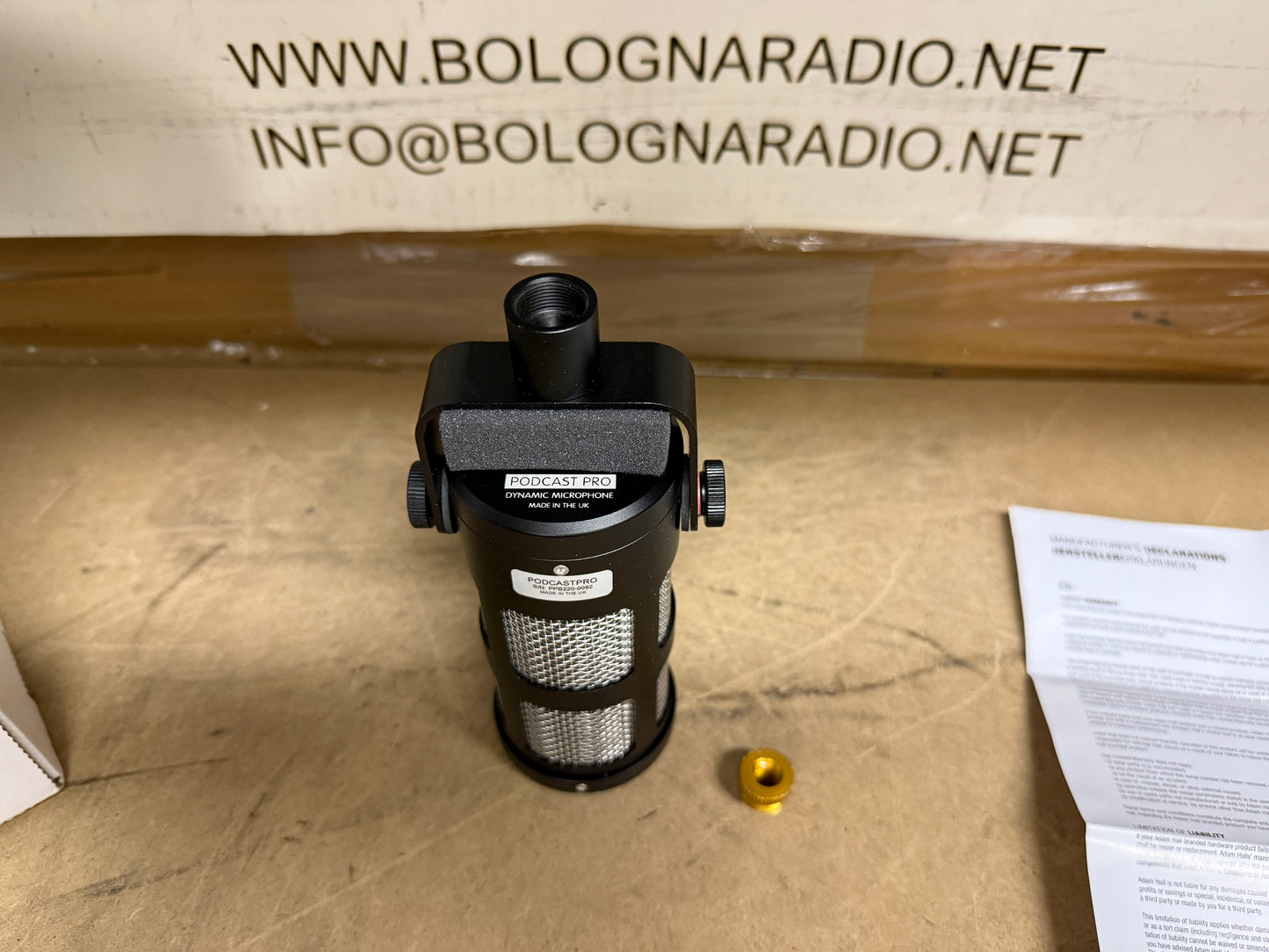 Sontronics Podcast Pro black · Microfono vocale