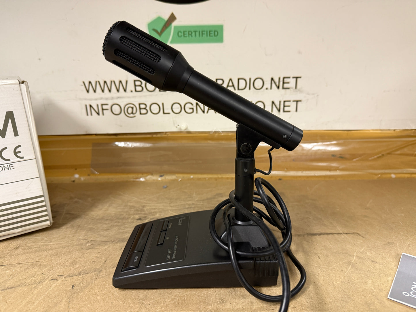 Icom SM 20 perfetto con imballo
