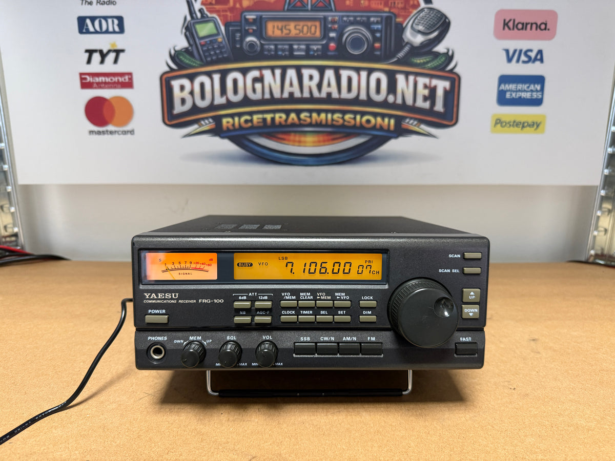 Yaesu FRG 100 pari al nuovo Garanzia 12 Mesi