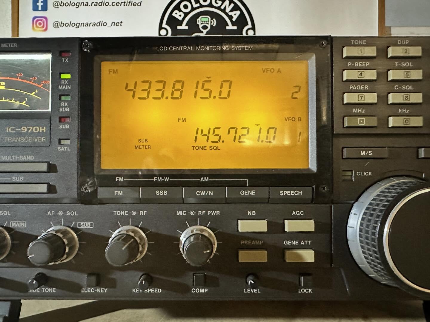 Ricetrasmettitore icom IC-970