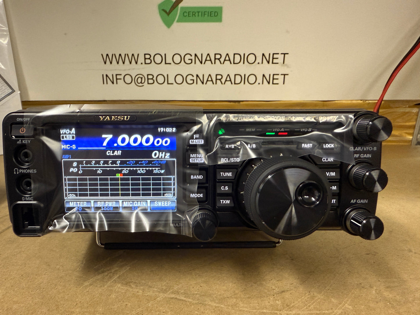 A1 - Yaesu FT 991A garanzia ufficiale Italia 5 anni CSY & SON espanso