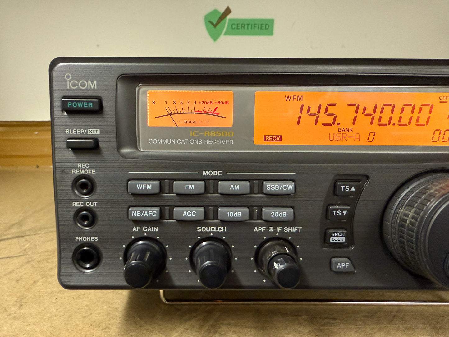 ICOM IC R 8500 pari al nuovo  garanzia 12 mesi