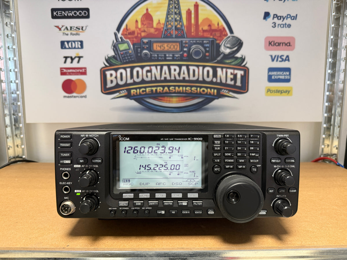 Icom IC 9100 + 1200 Mhz + Dstar pari al nuovo full set Garanzia 12 Mesi