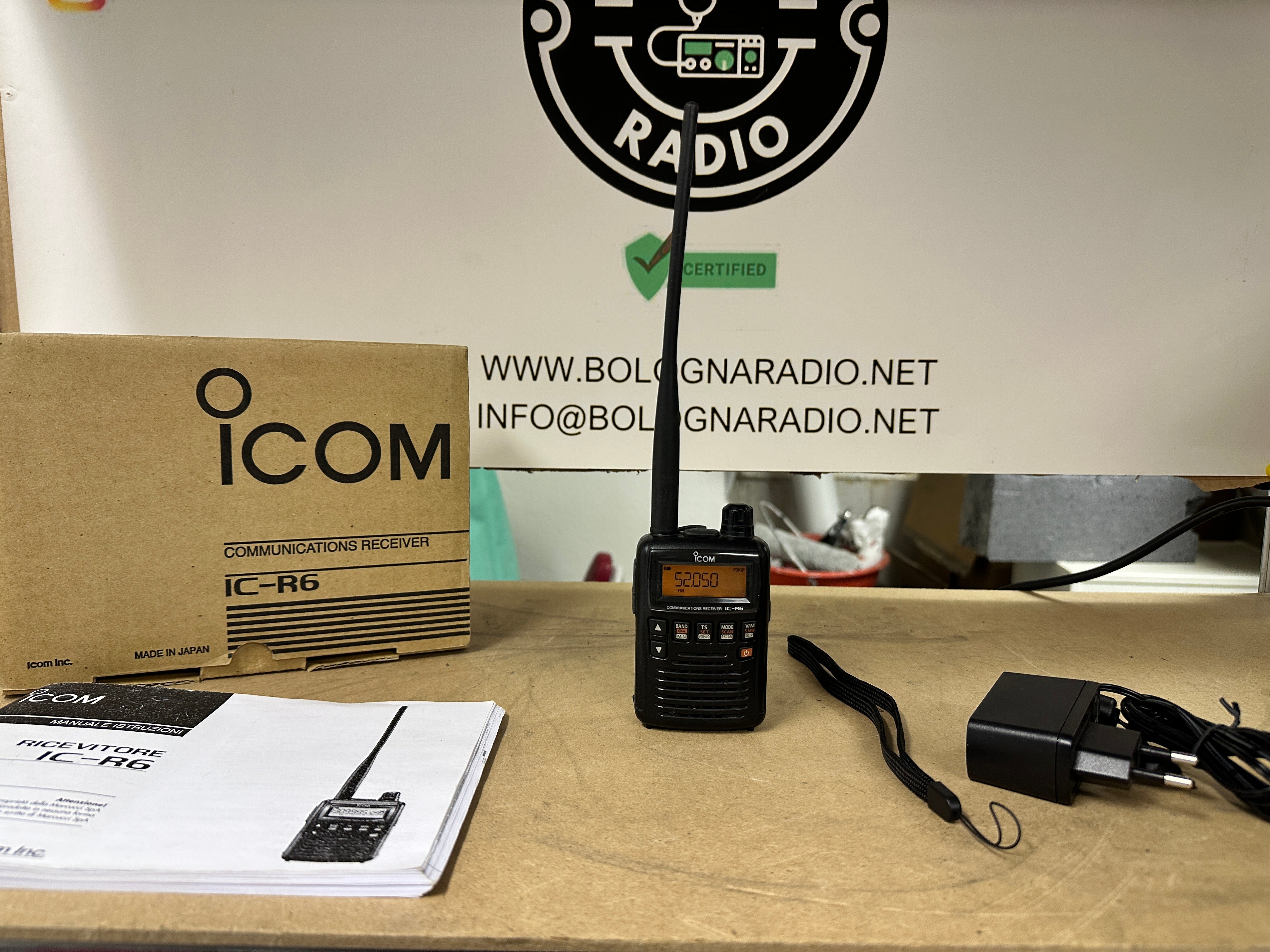 Icom ic r6 full set – bolognaradio.net