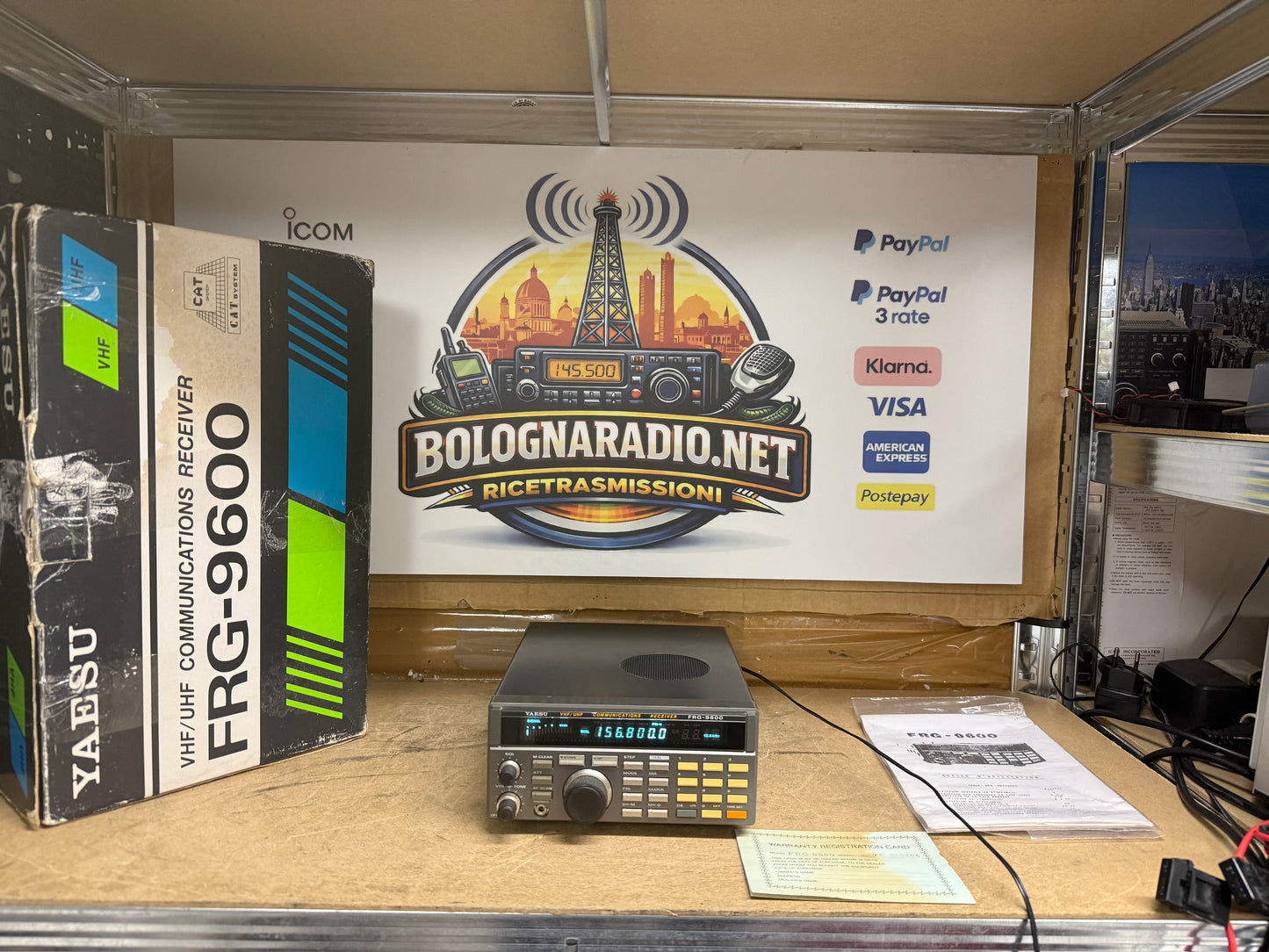 Yaesu FRG 9600 perfetto  Garanzia 6 Mesi