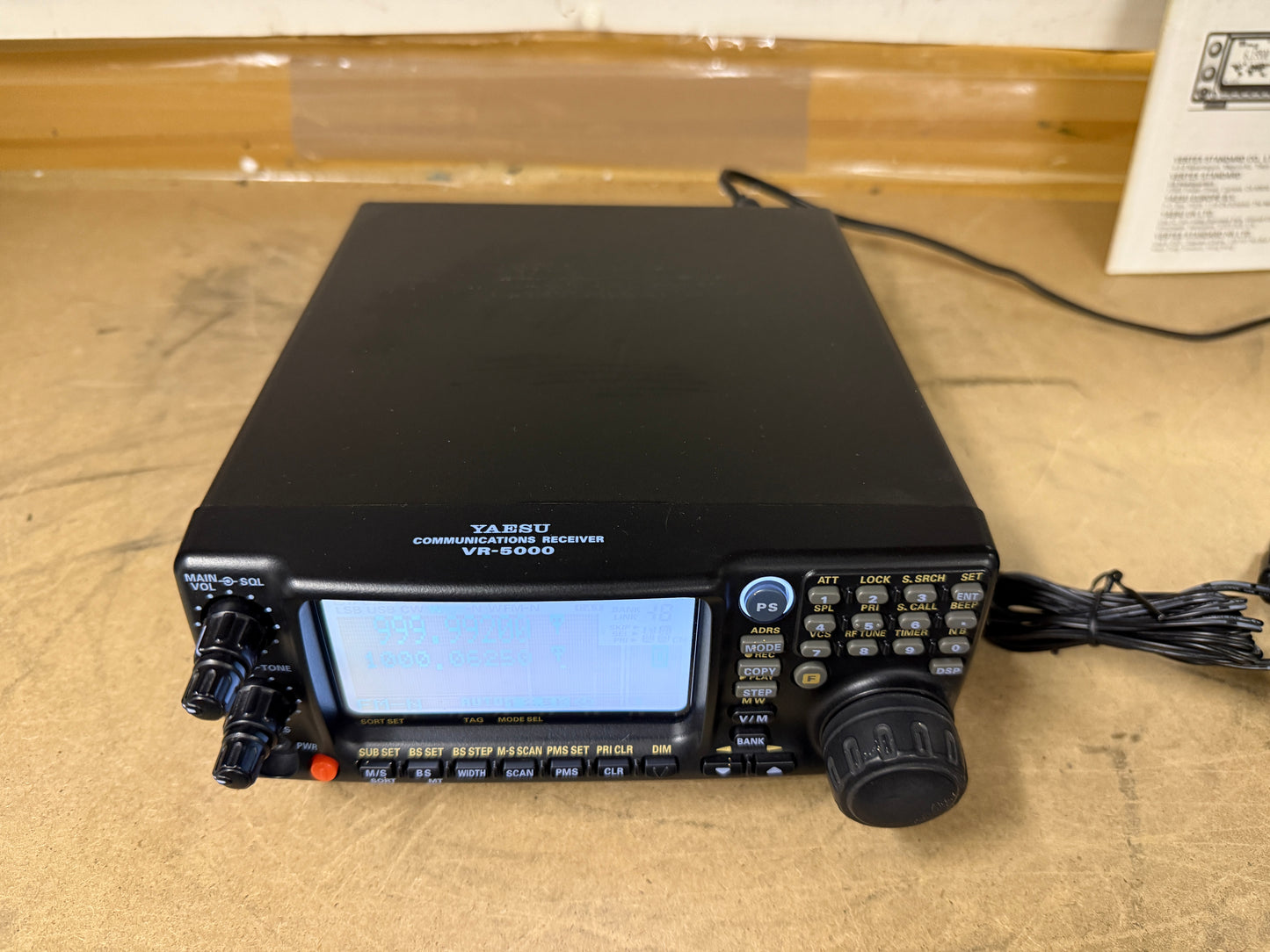 Yaesu VR 5000 Garanzia 12 mesi