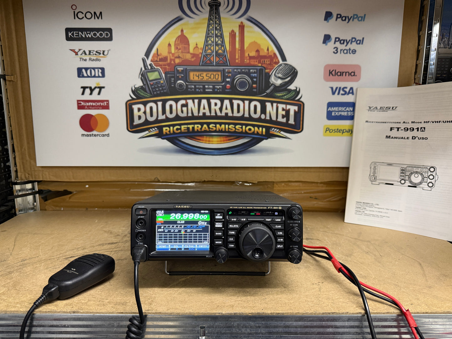 A-1 Yaesu FT 991A pari al nuovo garanzia 12 mesi full set