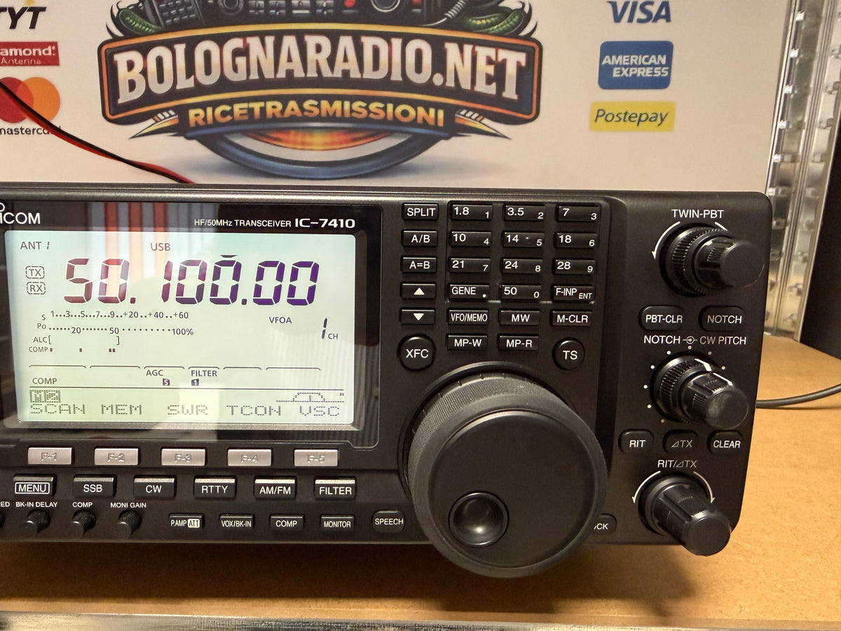 A-1 Icom ic 7410 pari al nuovo Garanzia 12 Mesi