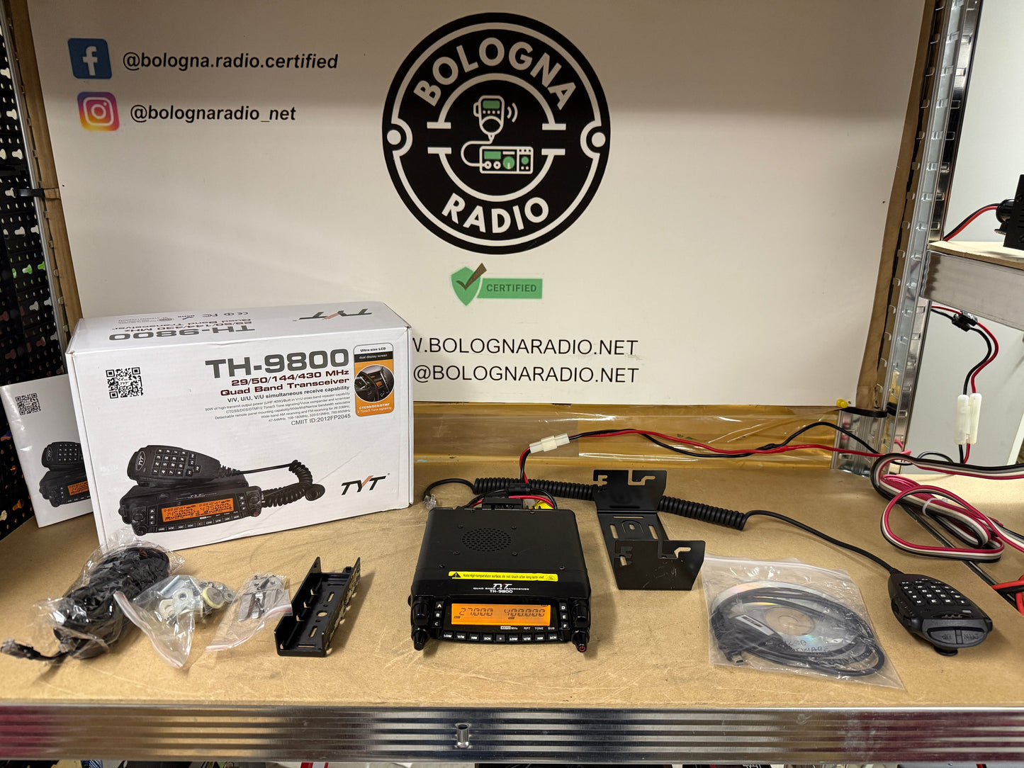 TYT 9800 + software espanso perfetto Full set