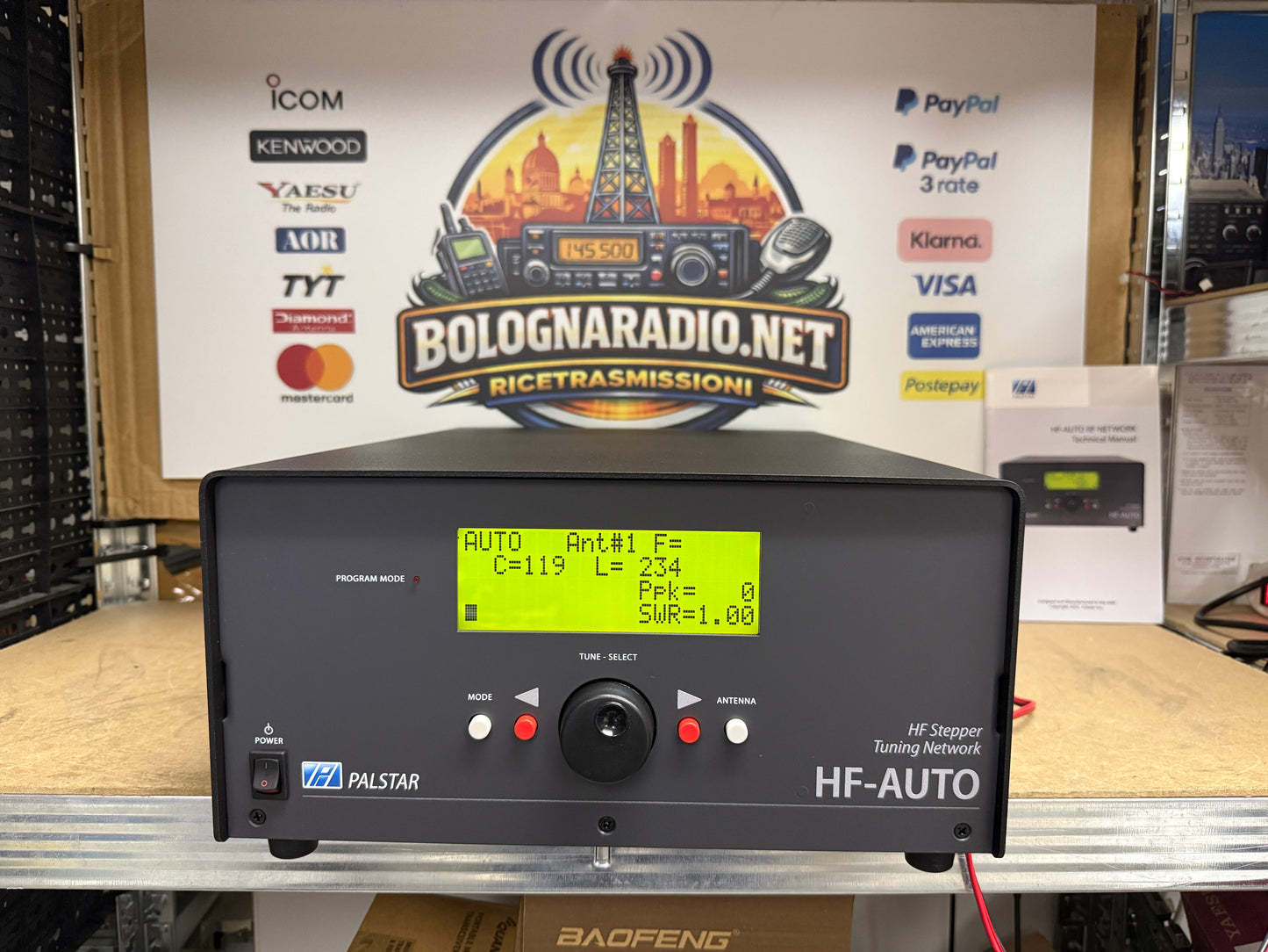 Palstar HF AUTO Nuovo accordatore automatico 2 kw