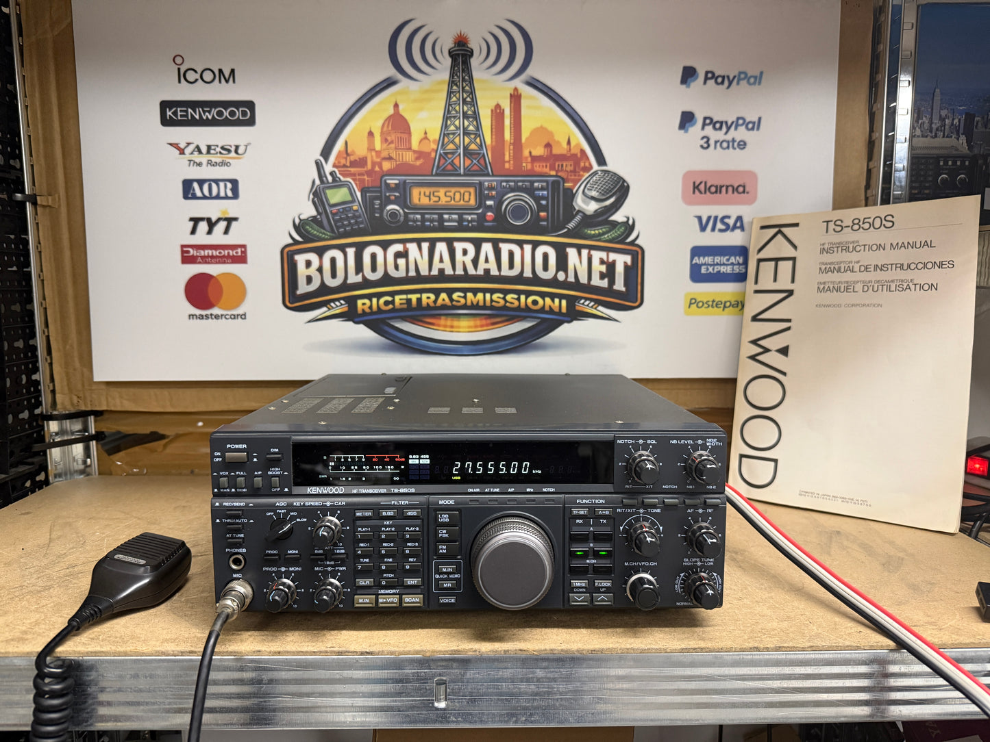 Kenwood TS 850sat perfetta full set Garanzia 12 Mesi