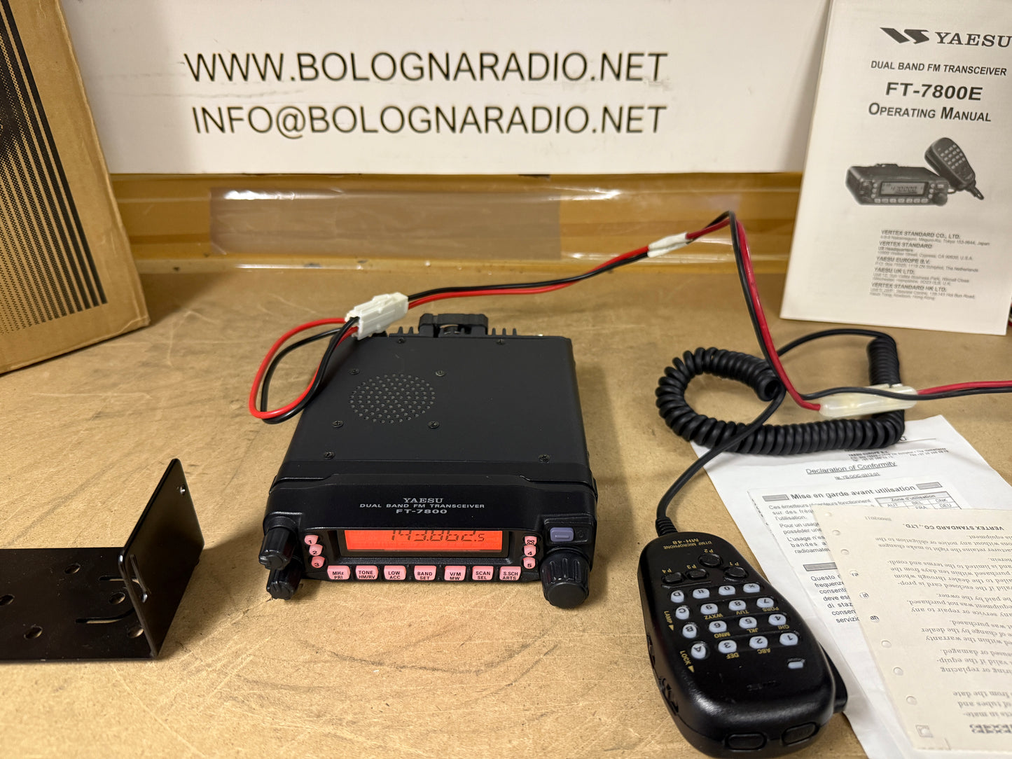 A1 - Yaesu FT 7800 dualband 50 watt pari al nuovo garanzia 12 mesi