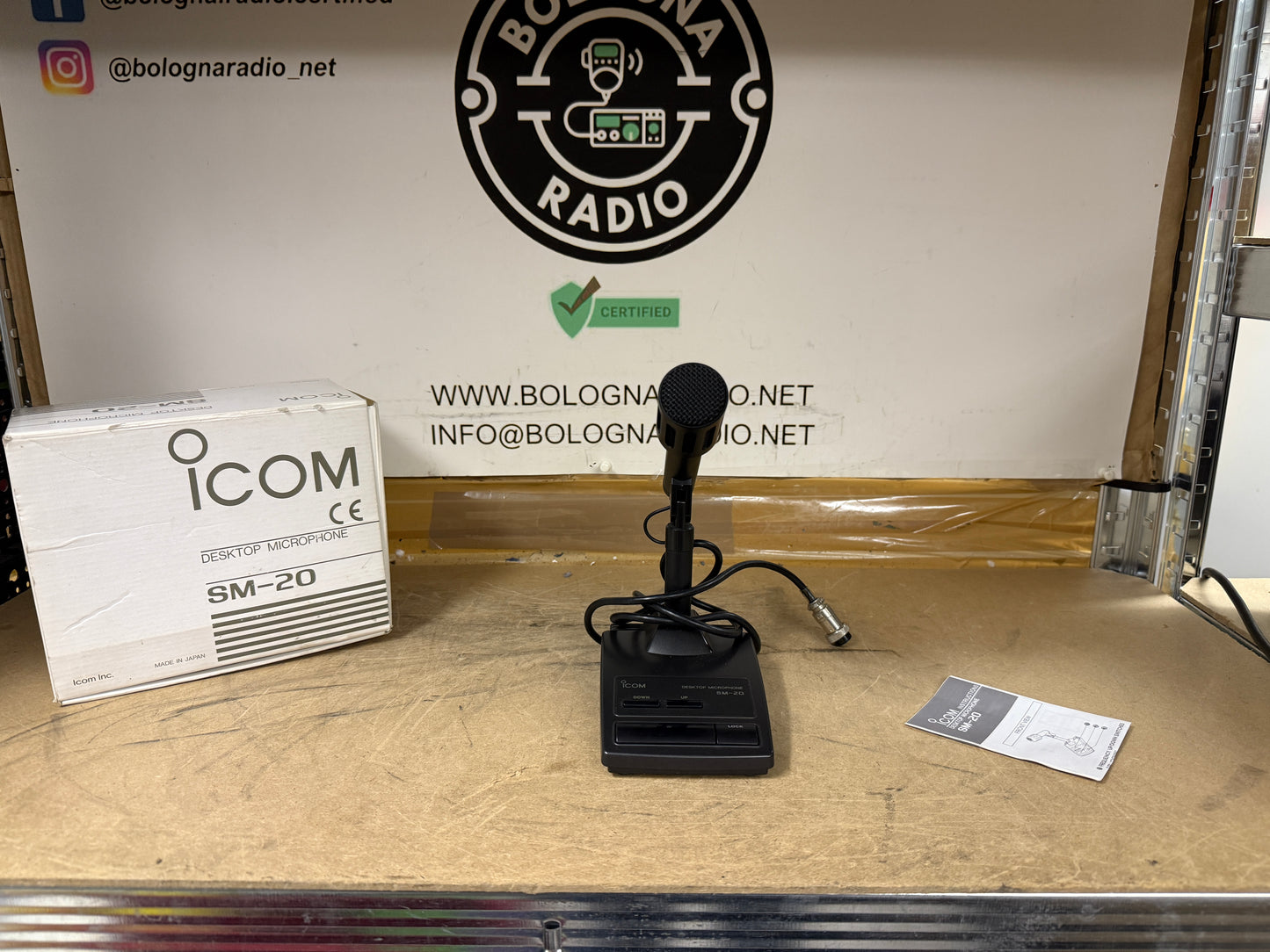 Icom SM 20 perfetto con imballo