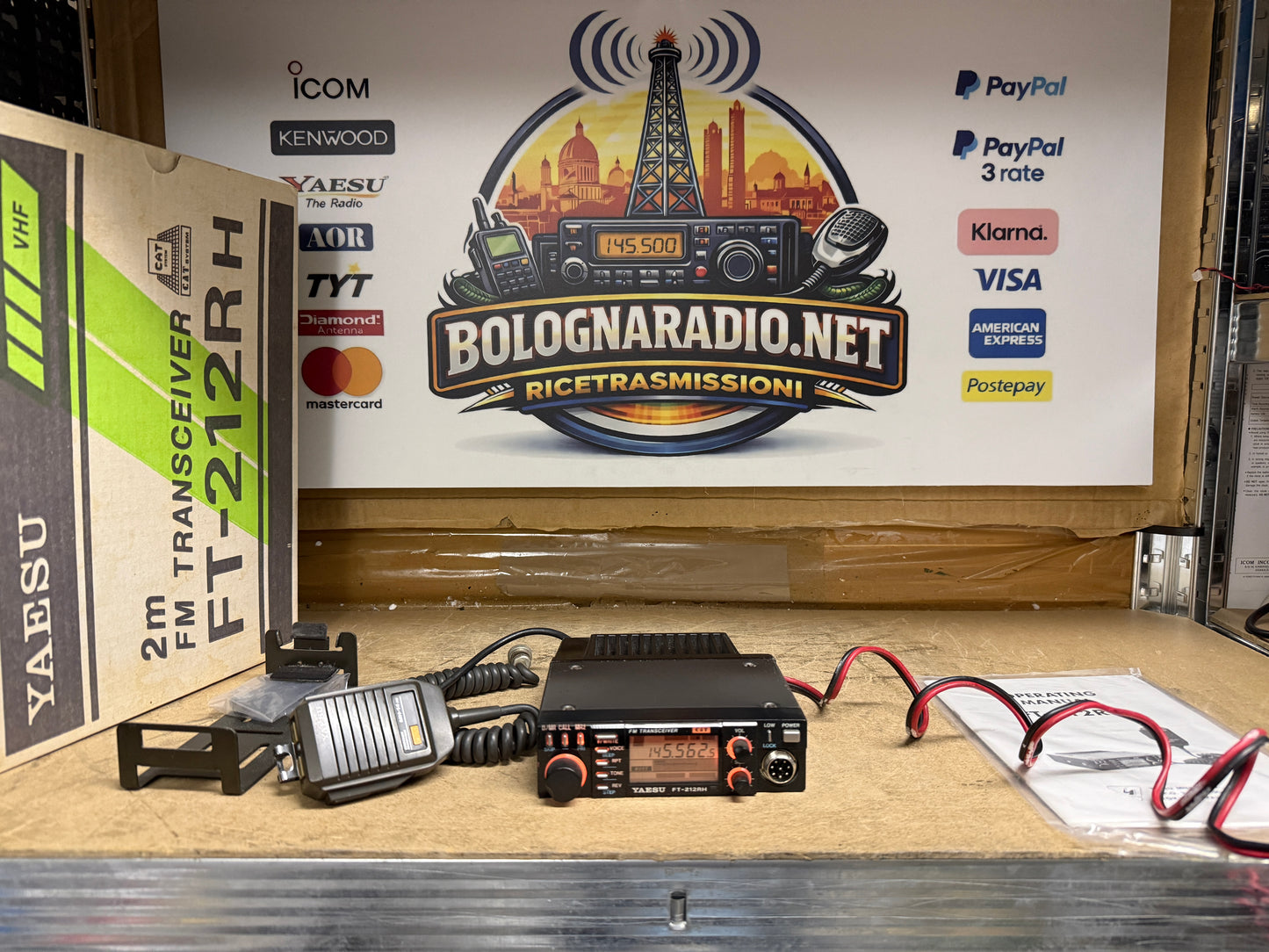 Yaesu FT 212RH  full set Garanzia 12 Mesi