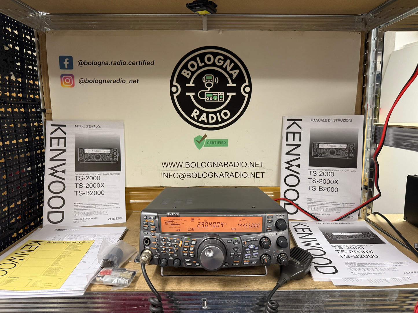 Kenwood TS 2000 pari al muovo Garanzia 12 Mesi full set