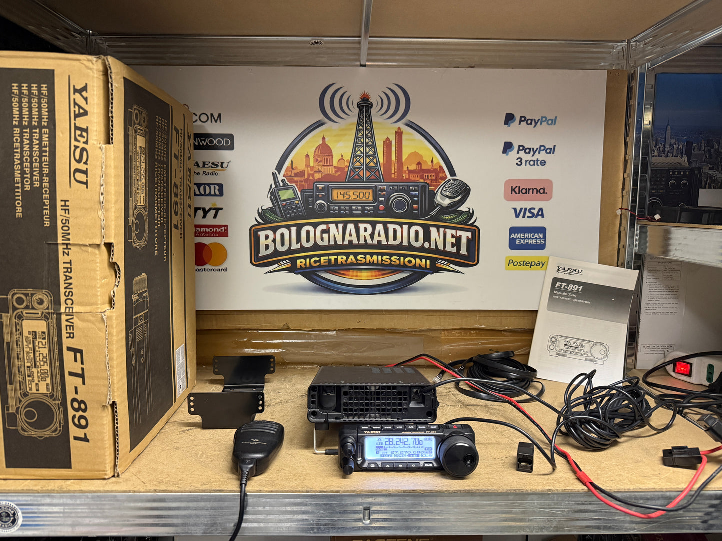 Yaesu FT 891 100W pari al nuovo Garanzia 12 Mesi