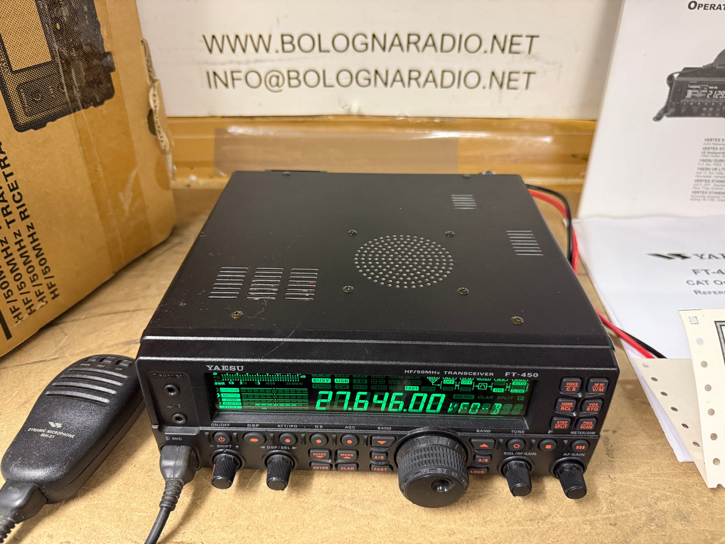 Yaesu ft 450 Garanzia 12 mesi