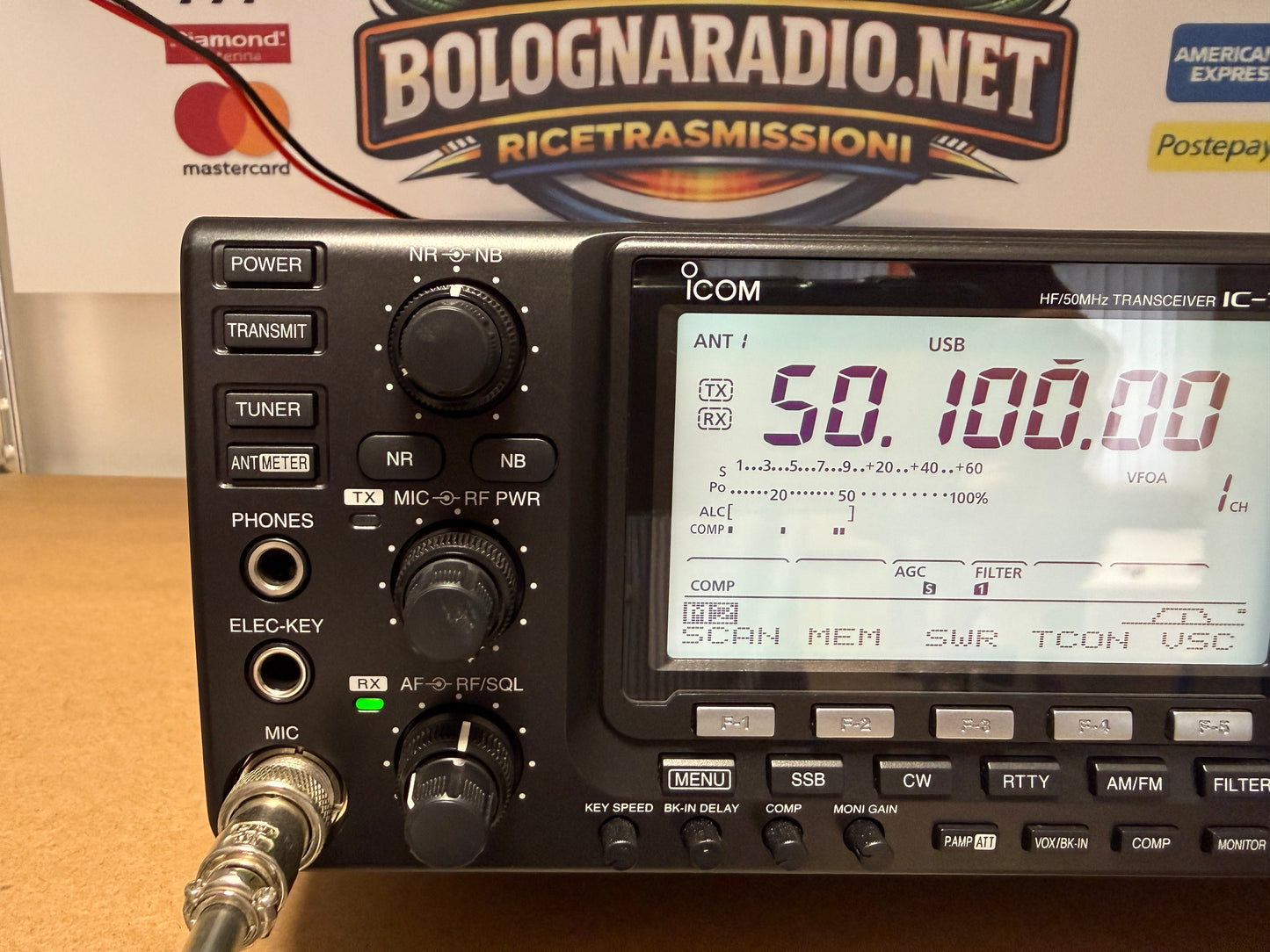 A-1 Icom ic 7410 pari al nuovo Garanzia 12 Mesi