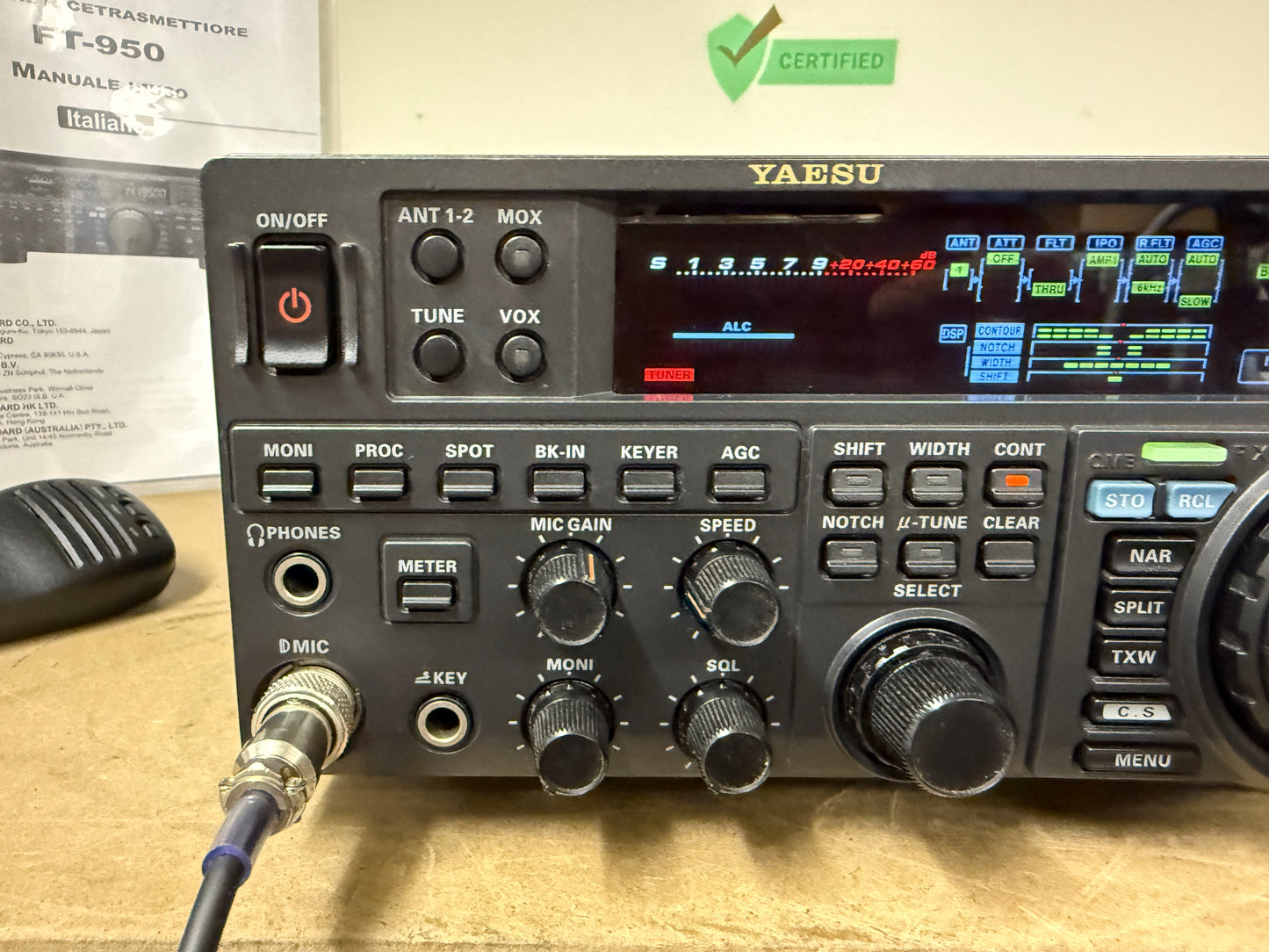A1 Yaesu FT 950 perfetto 100 watt banda espansa garanzia 12 mesi