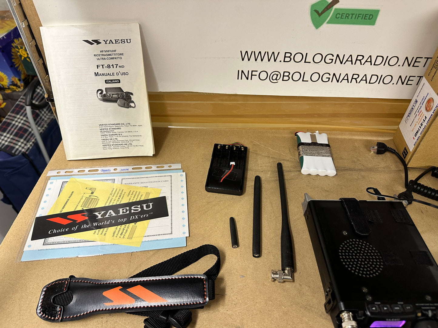 Yaesu ft 817 ND full set