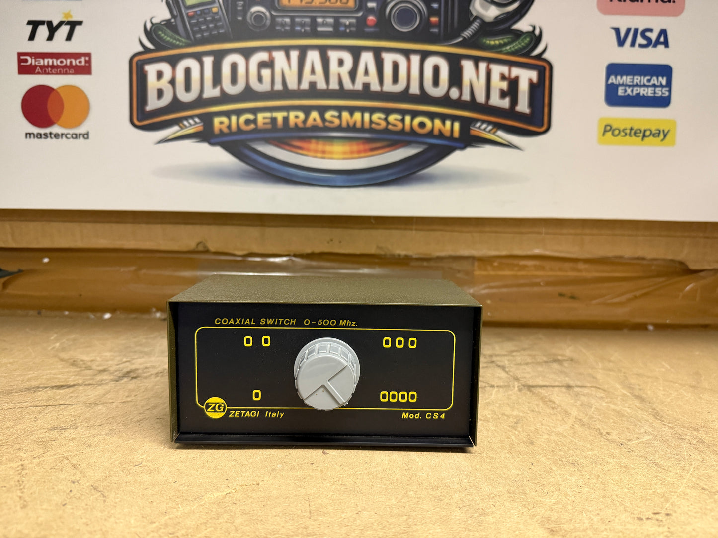 Zetagi CS4 commutatore di antenna 0~500 Mhz