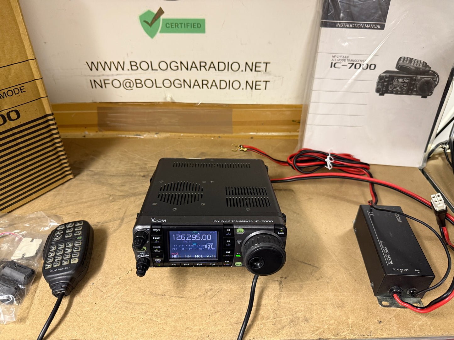 Icom IC 7000 pari al nuovo imballo garanzia 12 mesi