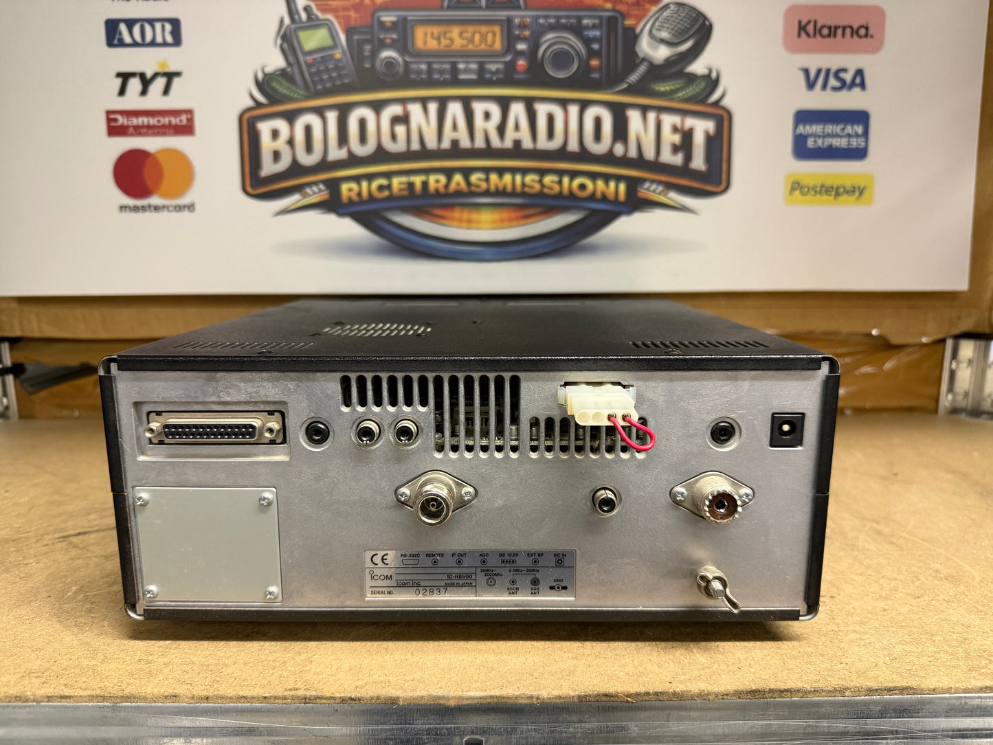 Icom IC R 8500 + alimentatore e imballo pari al nuovo Garanzia 12 Mesi