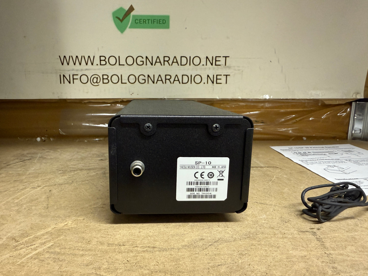 Yaesu SP 10 pari al nuovo full set .