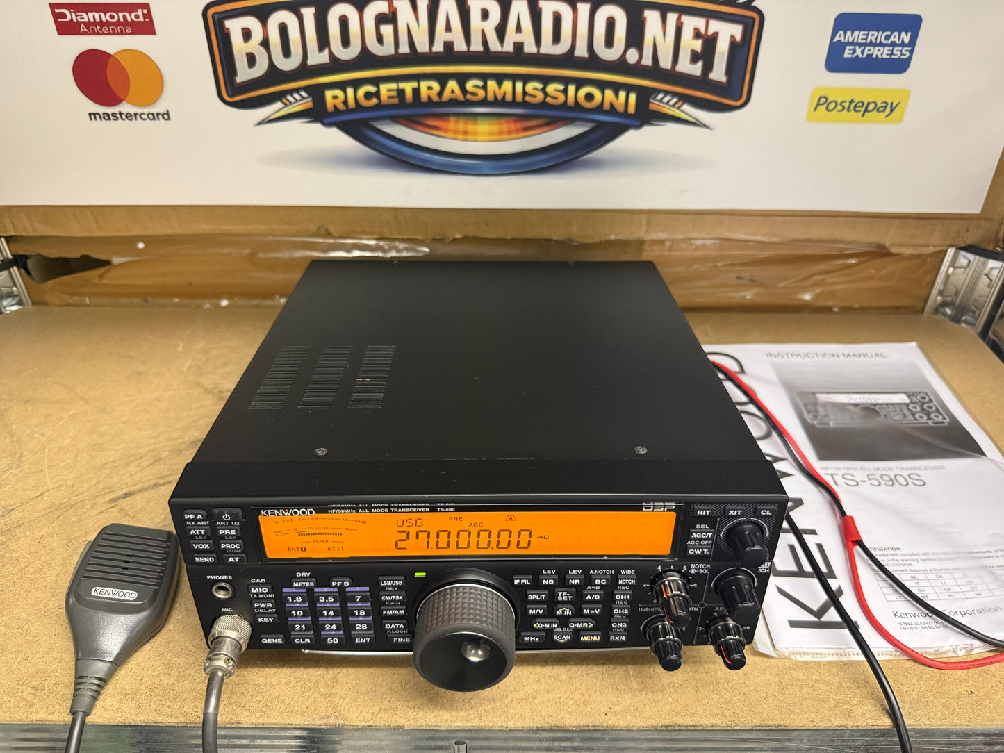 Kenwood TS 590 s pari al nuovo Garanzia 12 Mesi