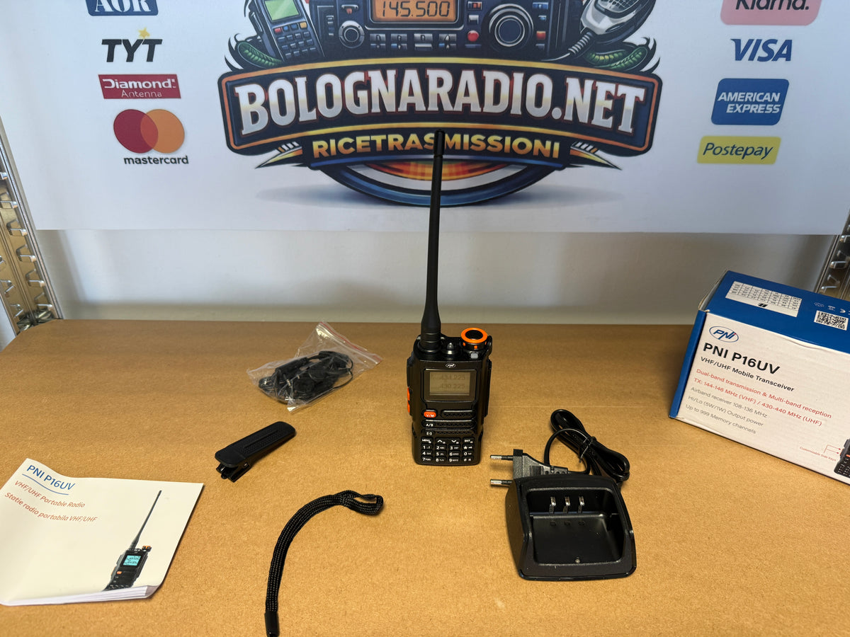PNI P16UV con 999 canali VHF/UHF