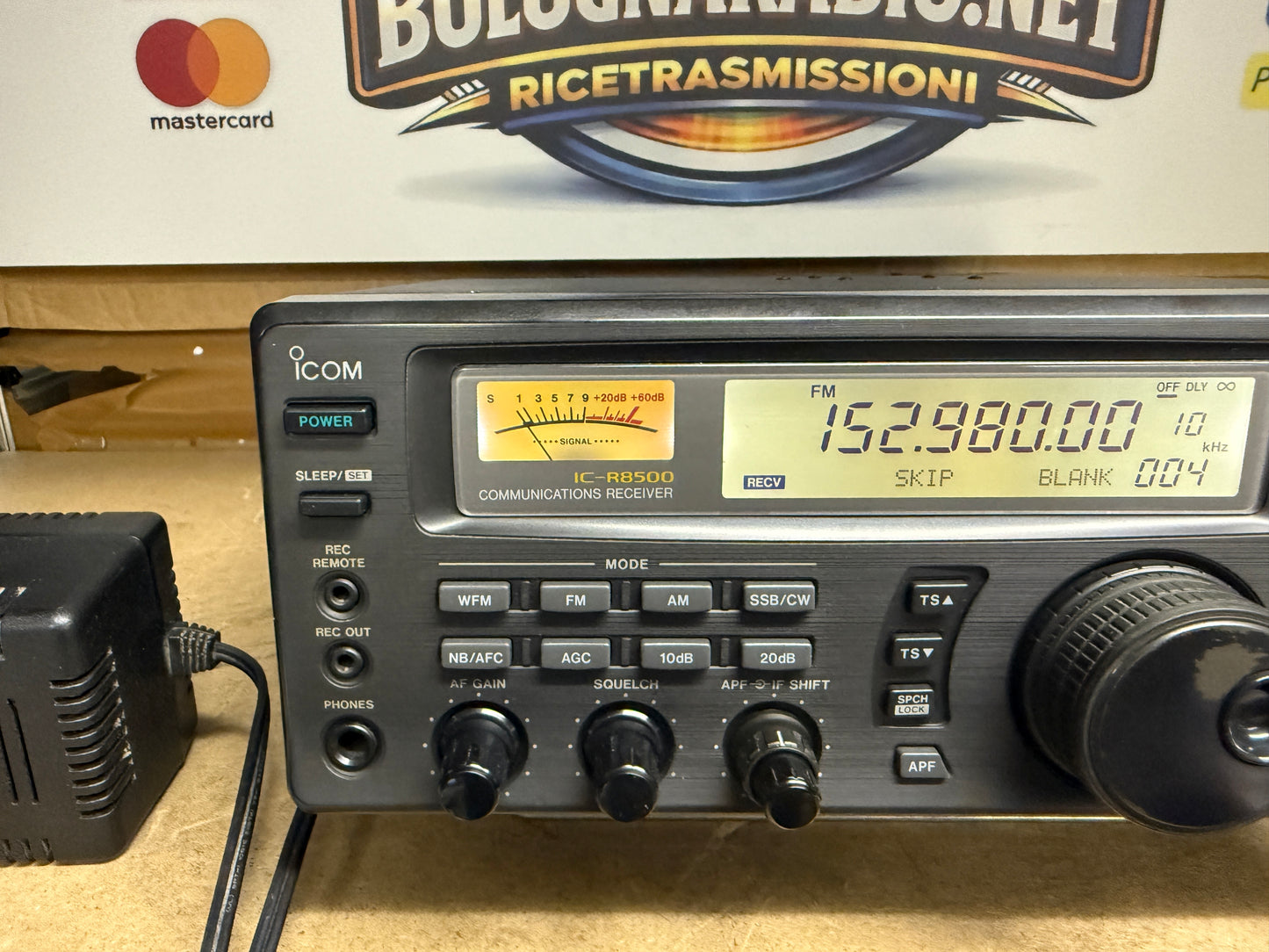 Icom IC R 8500 + alimentatore e imballo pari al nuovo Garanzia 12 Mesi