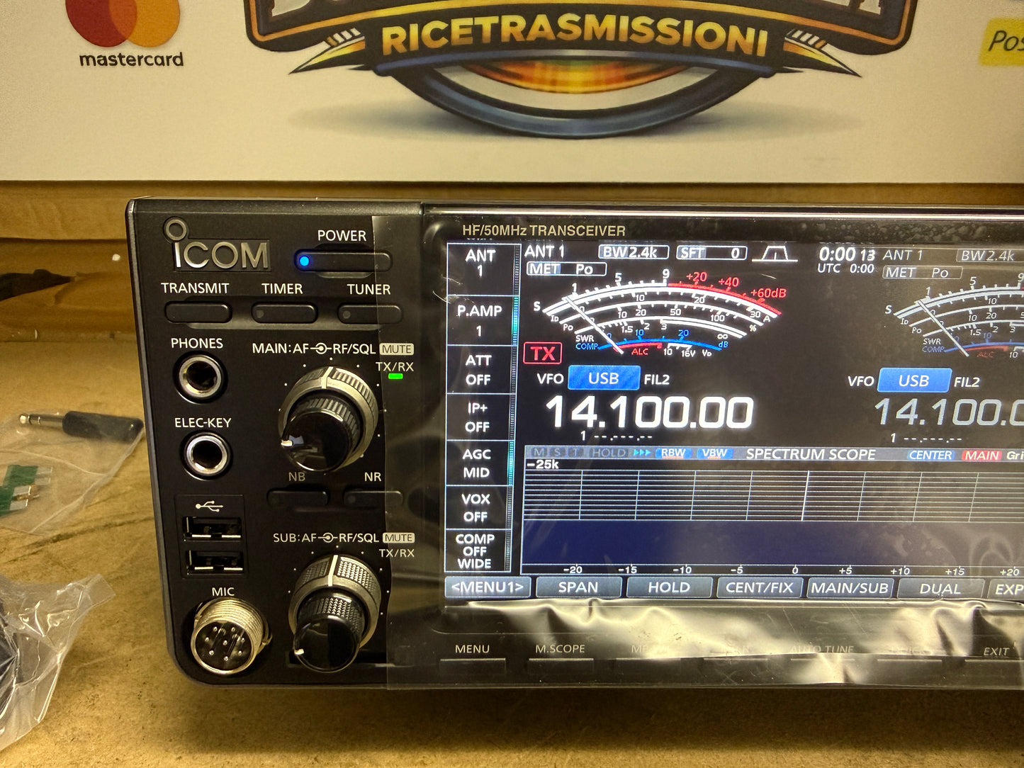 Icom IC 7610 demo Garanzia Ufficiale Italia