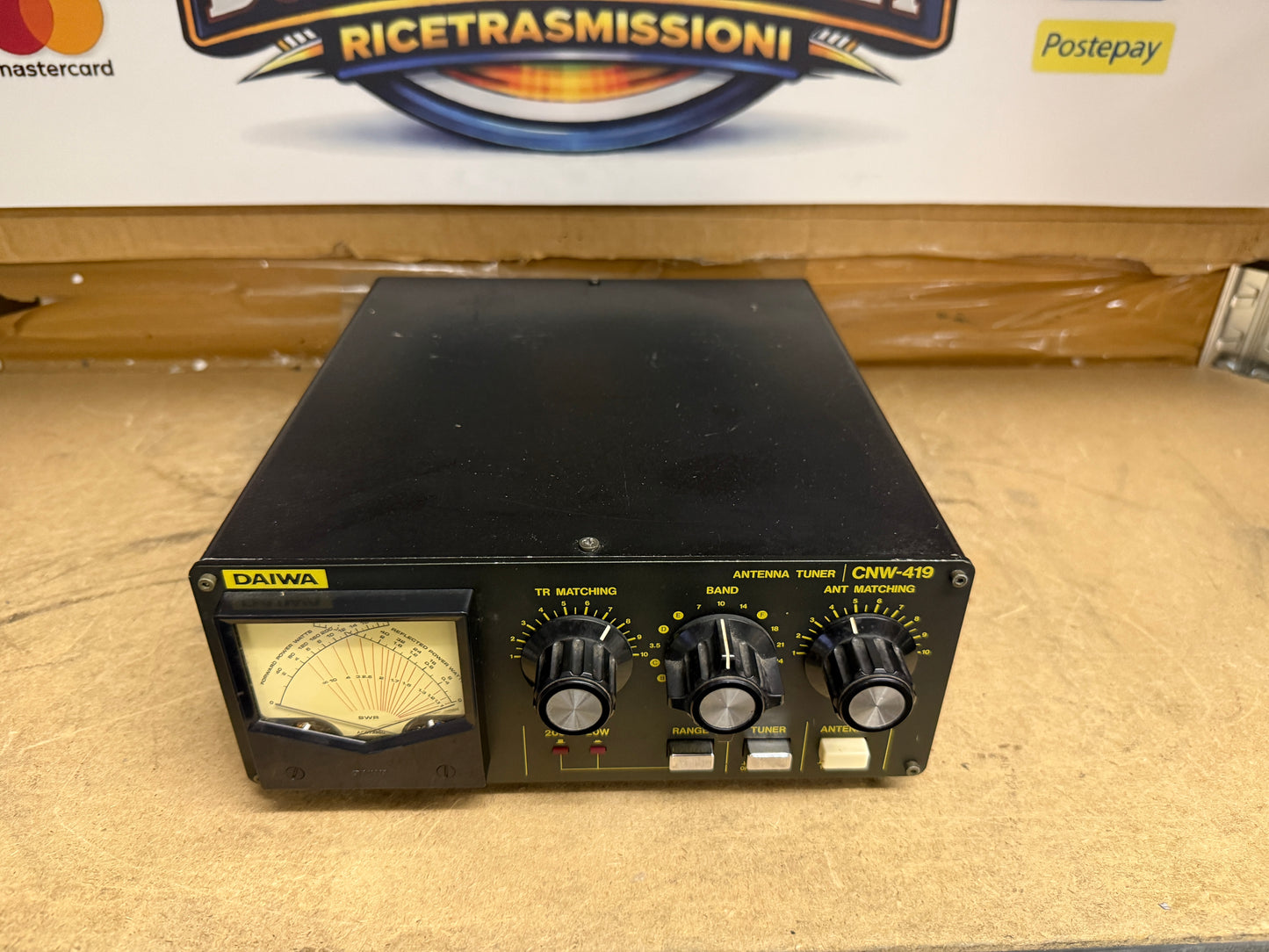 DAIWA CNW-419 ACCORDATORE MANUALE DI ANTENNA PER HF 1.8 - 30 Mhz 200W