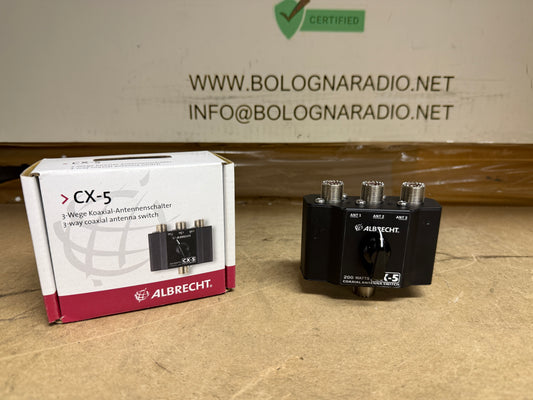 CX-5  Albrecht commutatore d'antenna  a 3 vie 200 watt