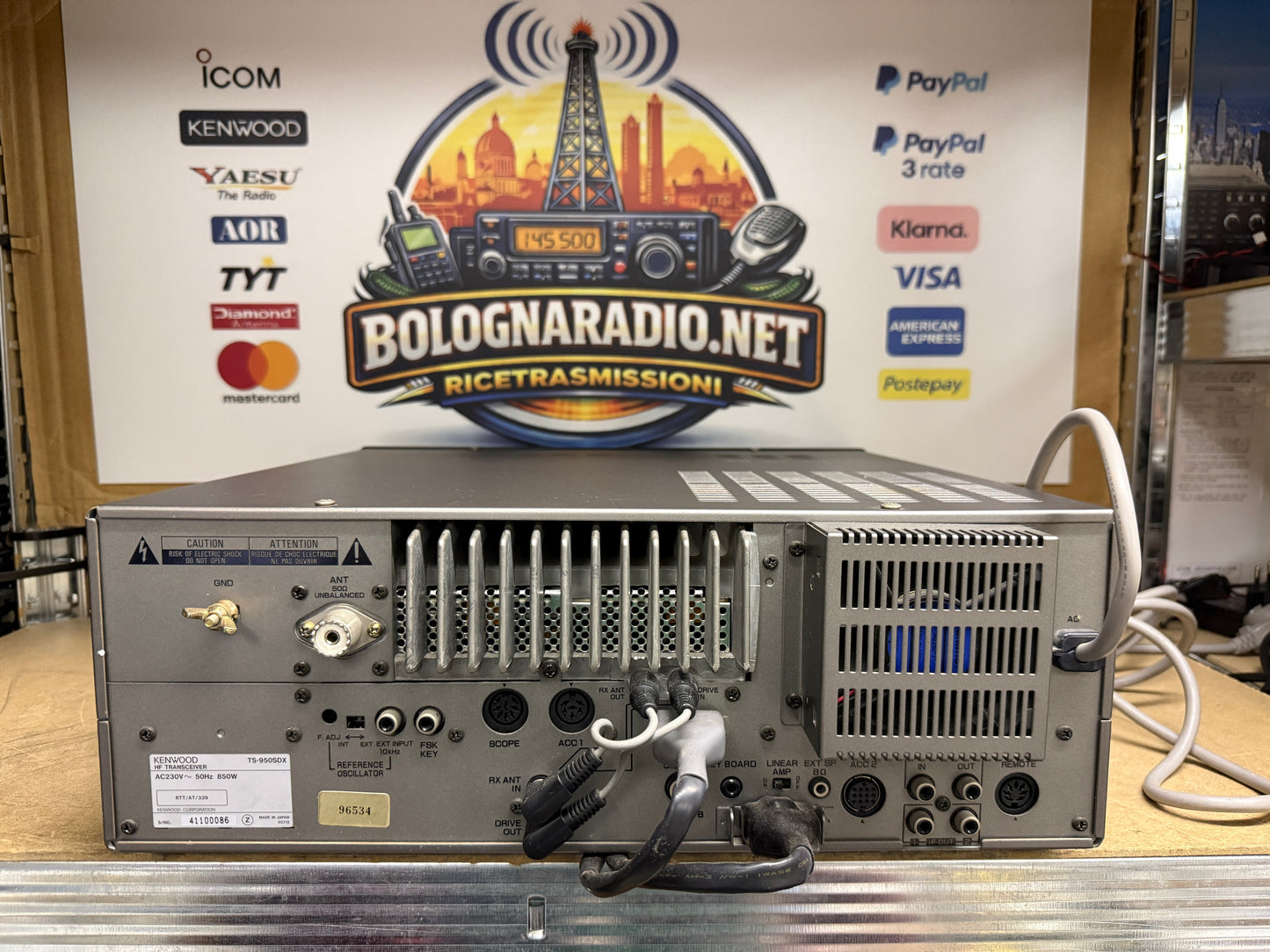 Kenwood TS 950SDX + SP950 + imballo + filtro cw pari al nuovo