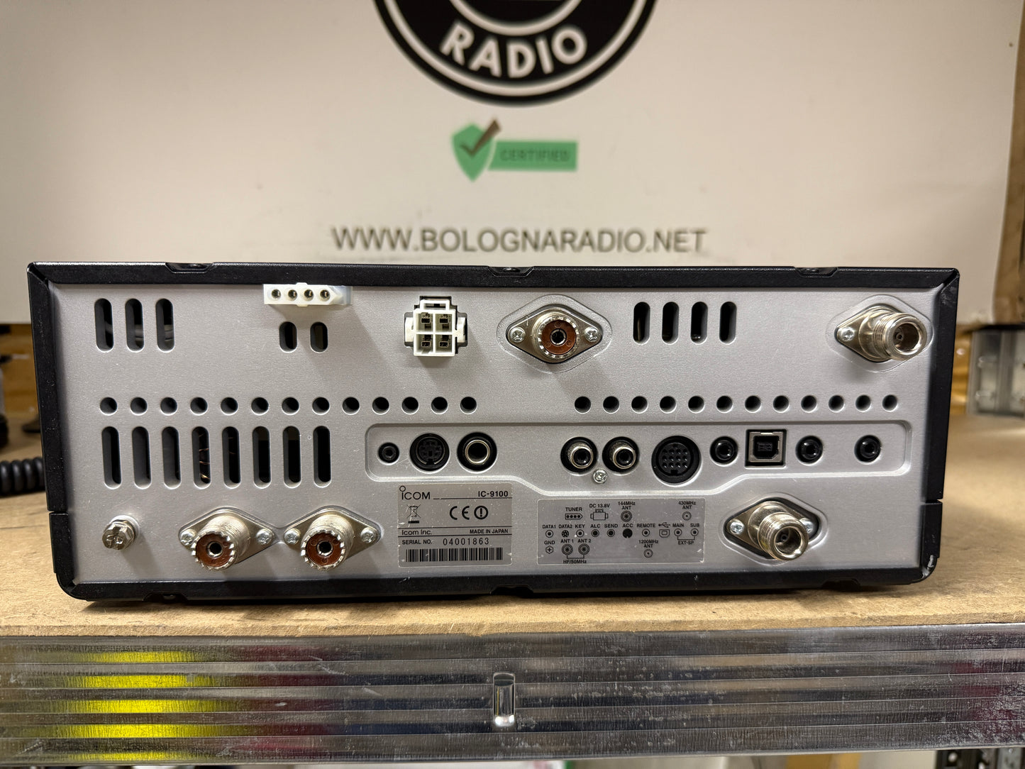 Icom IC 9100 + 1200 Mhz + Dstar Full Set Garanzia 12 Mesi