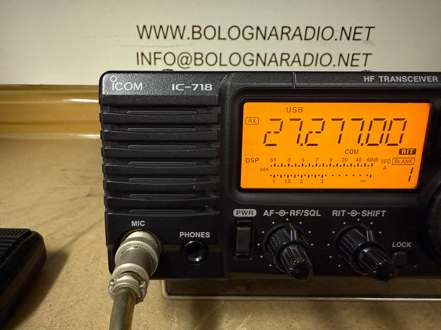 A1 - Icom IC-718 con DSP + TX 11 metri perfetto