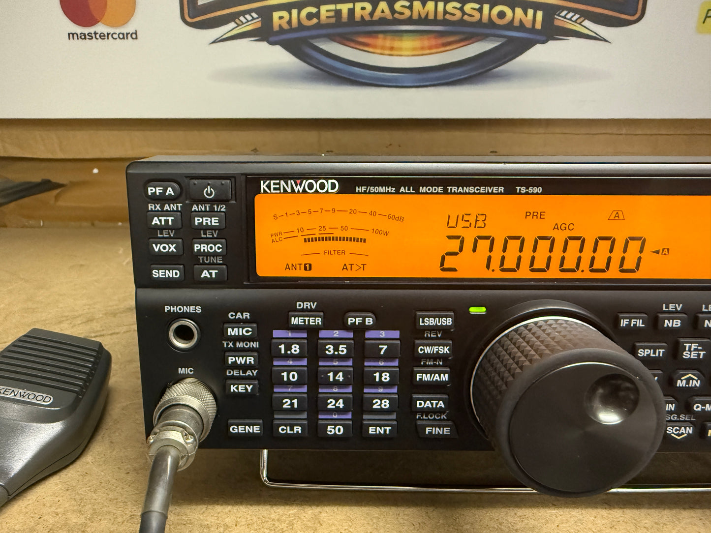 Kenwood TS 590 s pari al nuovo Garanzia 12 Mesi