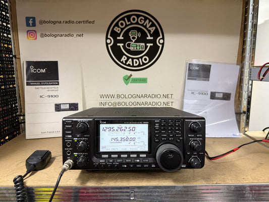 A1 Icom IC 9100 + 1200 Mhz + Dstar Full Set Garanzia 12 Mesi
